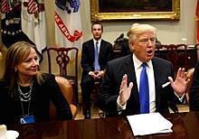 Mary Barra und Donald Trump 2017 im Weißen Haus.  Foto: Auto-Medienportal.Net/White House